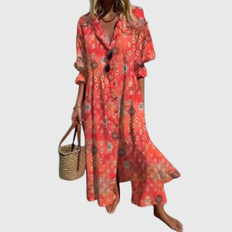 Women's Elegant Bohemian Maxi Dress