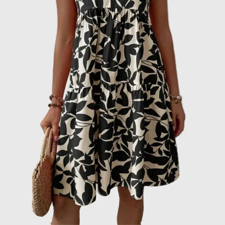 Women's Tasha Blooming Flowy Mini Dress - Effortless, Airy & Romantic