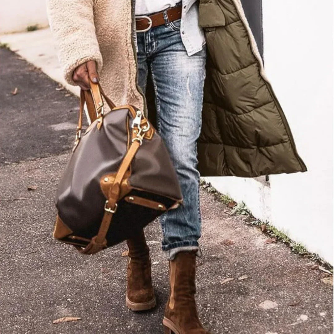 Women's Reversible Long Winter Jacket – Stylish, Warm, and Versatile