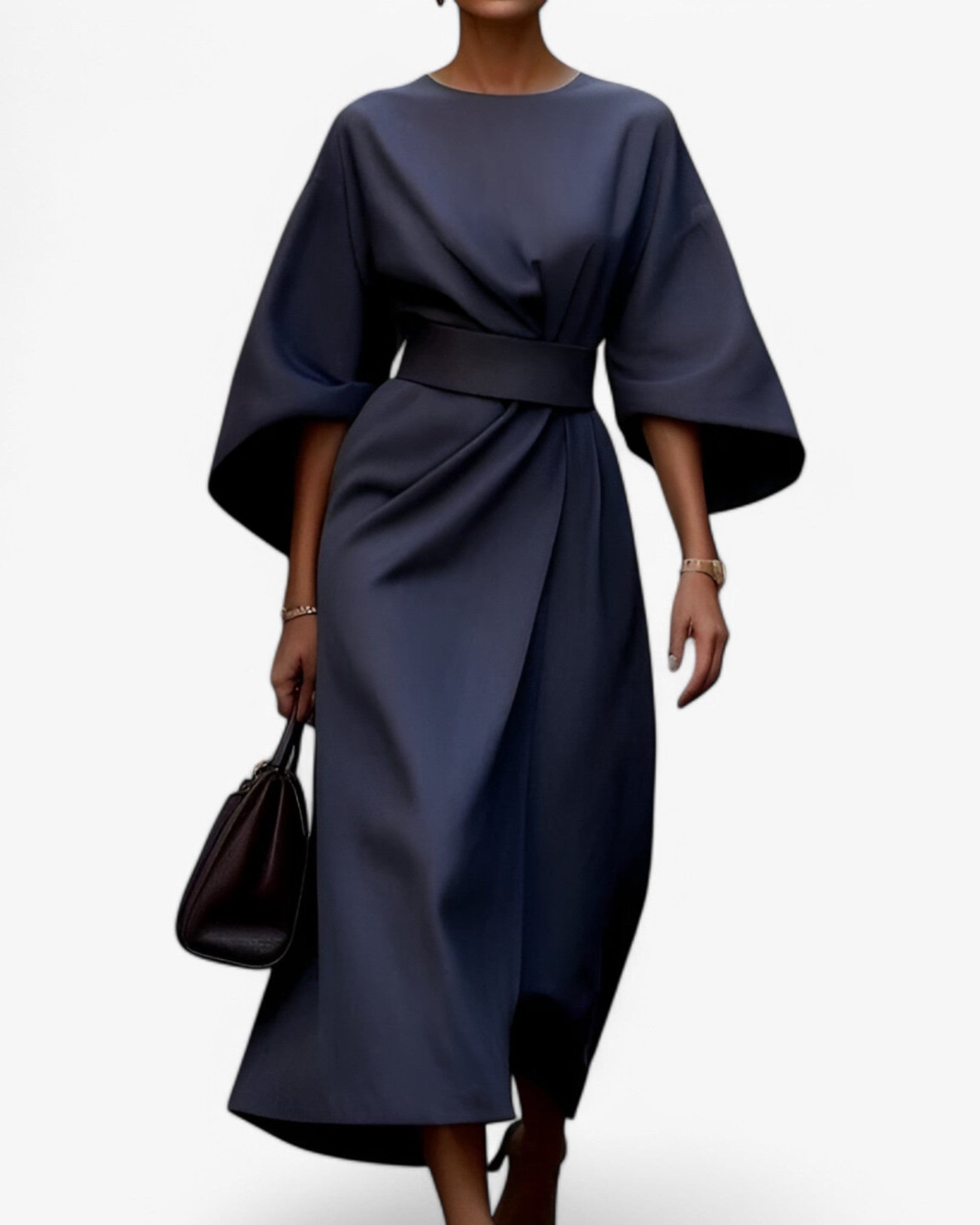 Chic Asymmetric Dress with a Modern, Elegant Silhouette