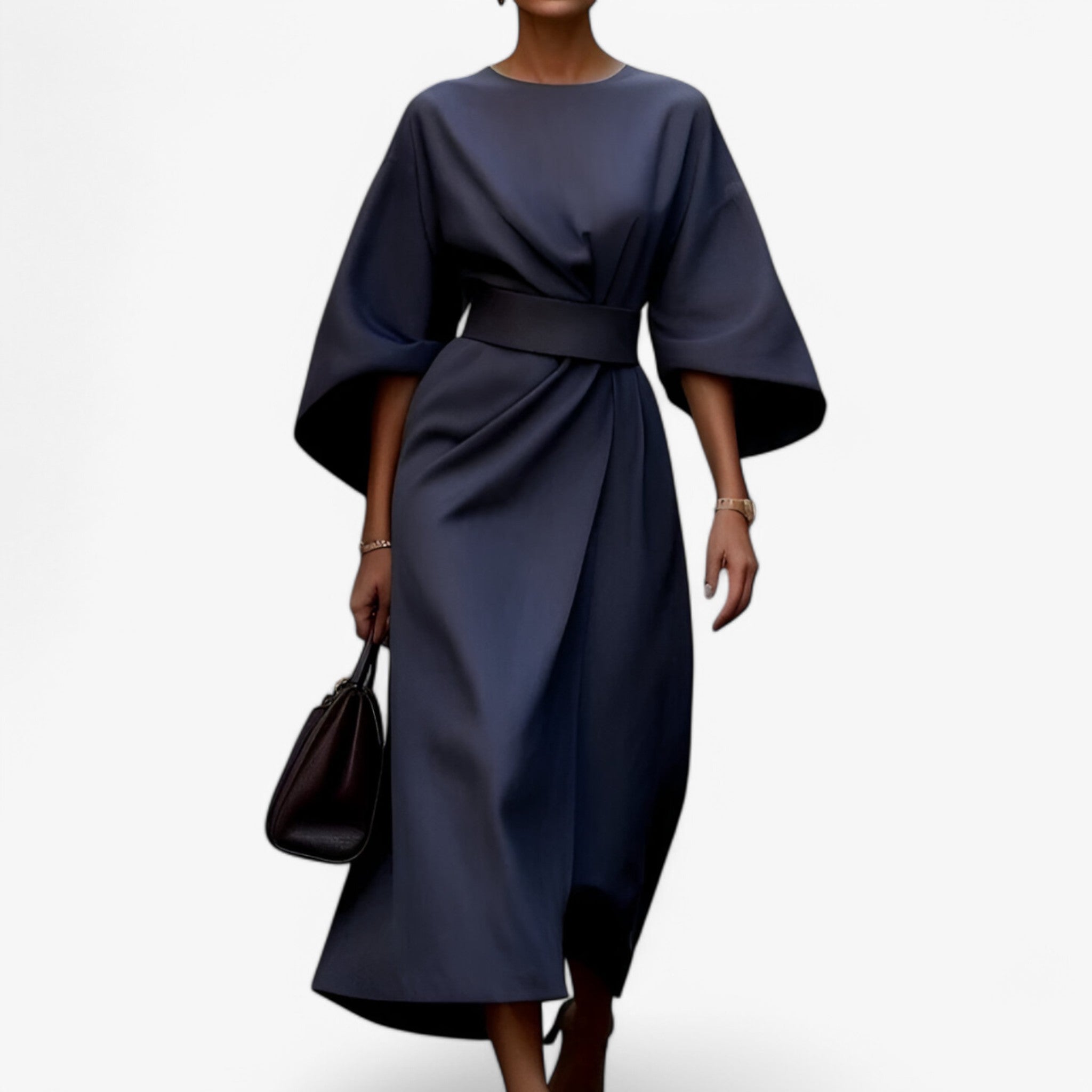Chic Asymmetric Dress with a Modern, Elegant Silhouette