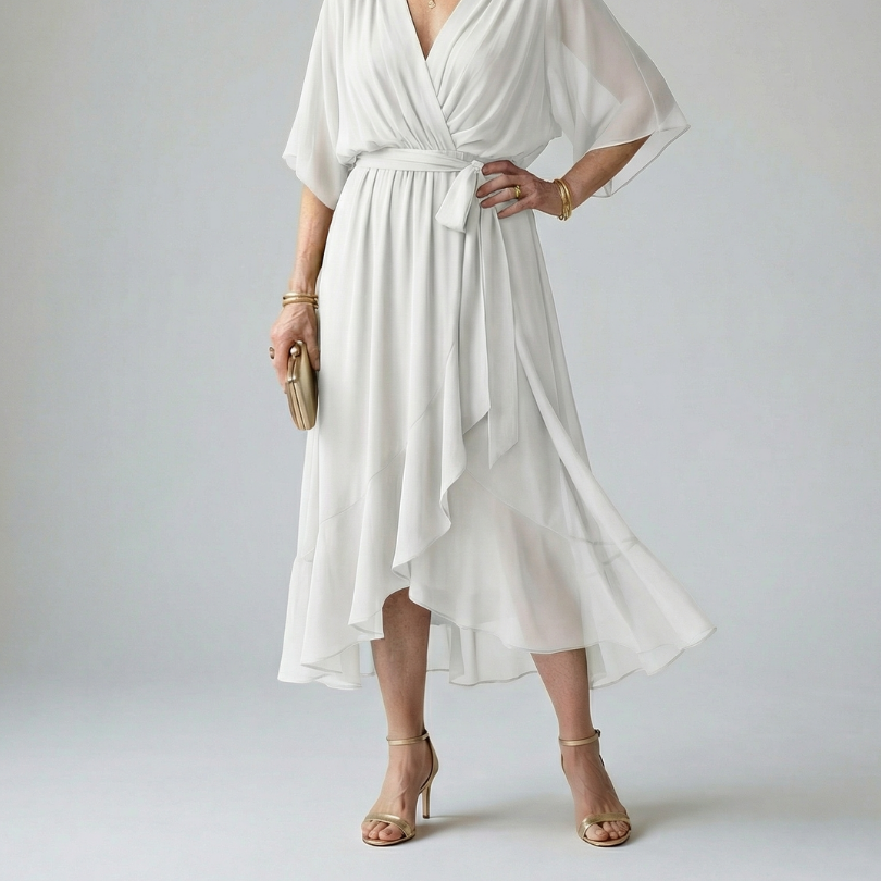 Elric | Light Drape Midi Dress