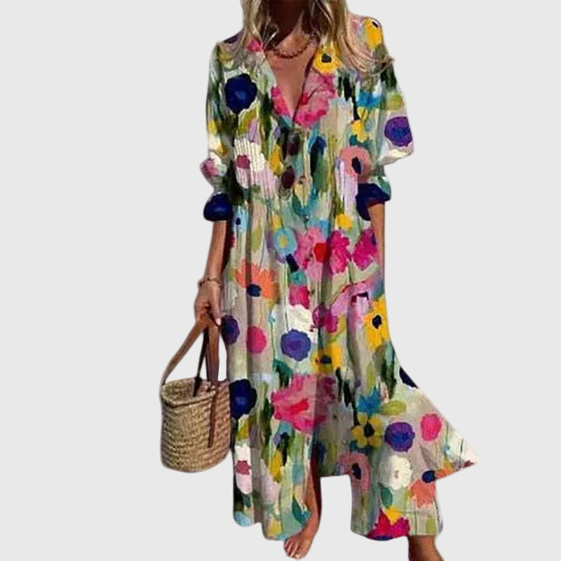Women's Elegant Bohemian Maxi Dress