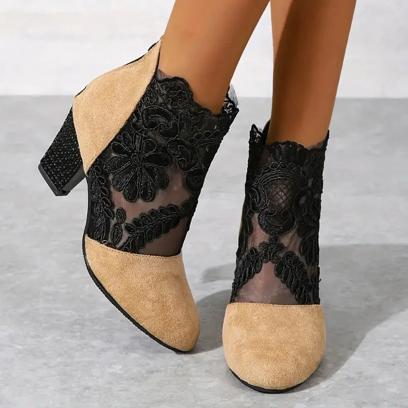 Breathable Orthopedic Heels for All-Day Comfort Red | DUUWE