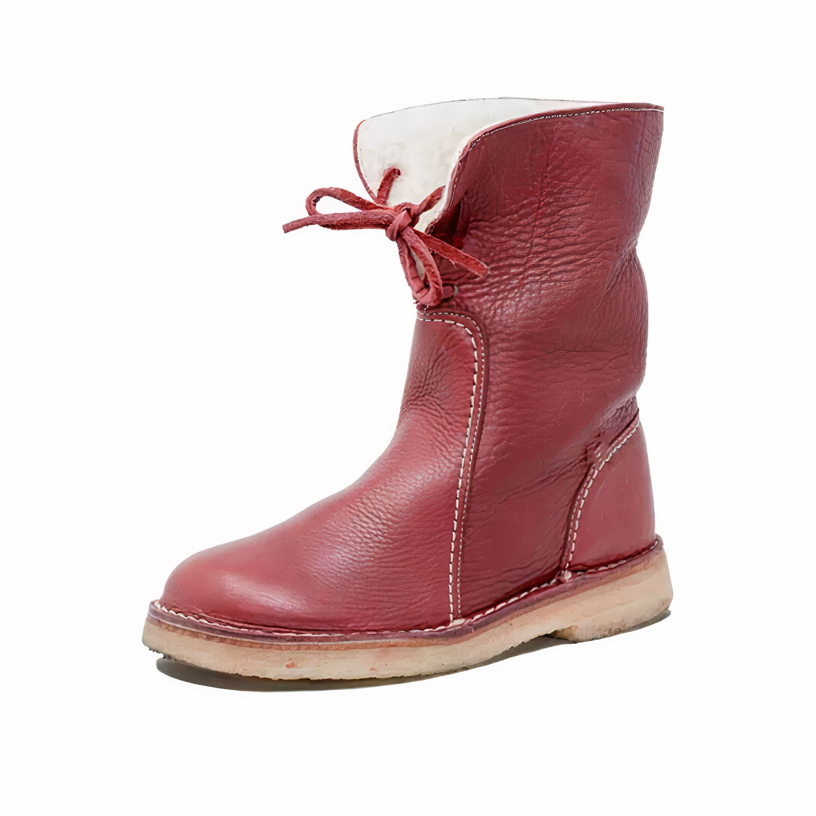 Chic Women's Casual Leather Mid-Calf Boots for Everyday Style and Comfort