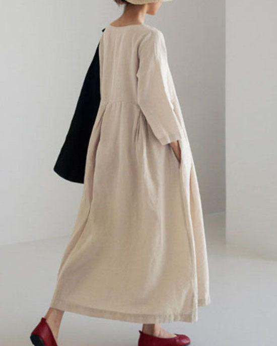 Casual Dress with Handy Pockets for Everyday Comfort
