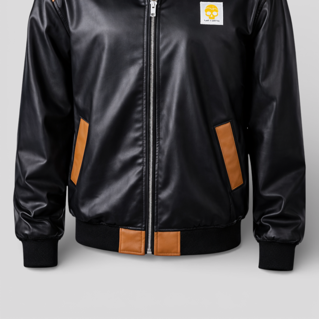 Winter jacket with refined finish