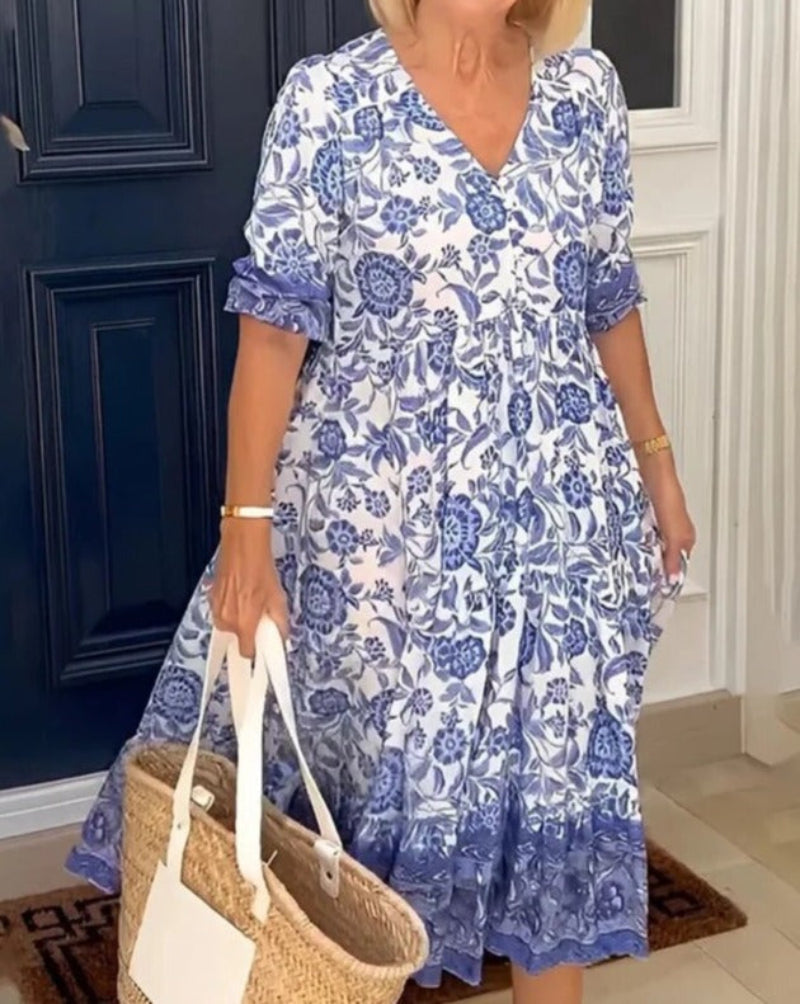 Boho Maxi Dress for Effortless Beauty | DUUWE