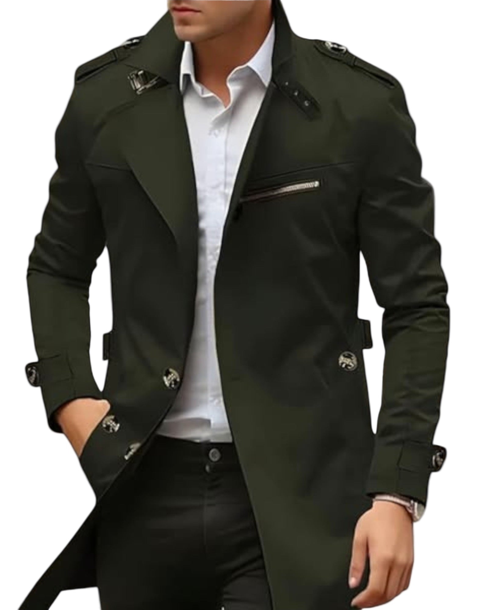 Artisanal Jacket with Unique Details Red | DUUWE
