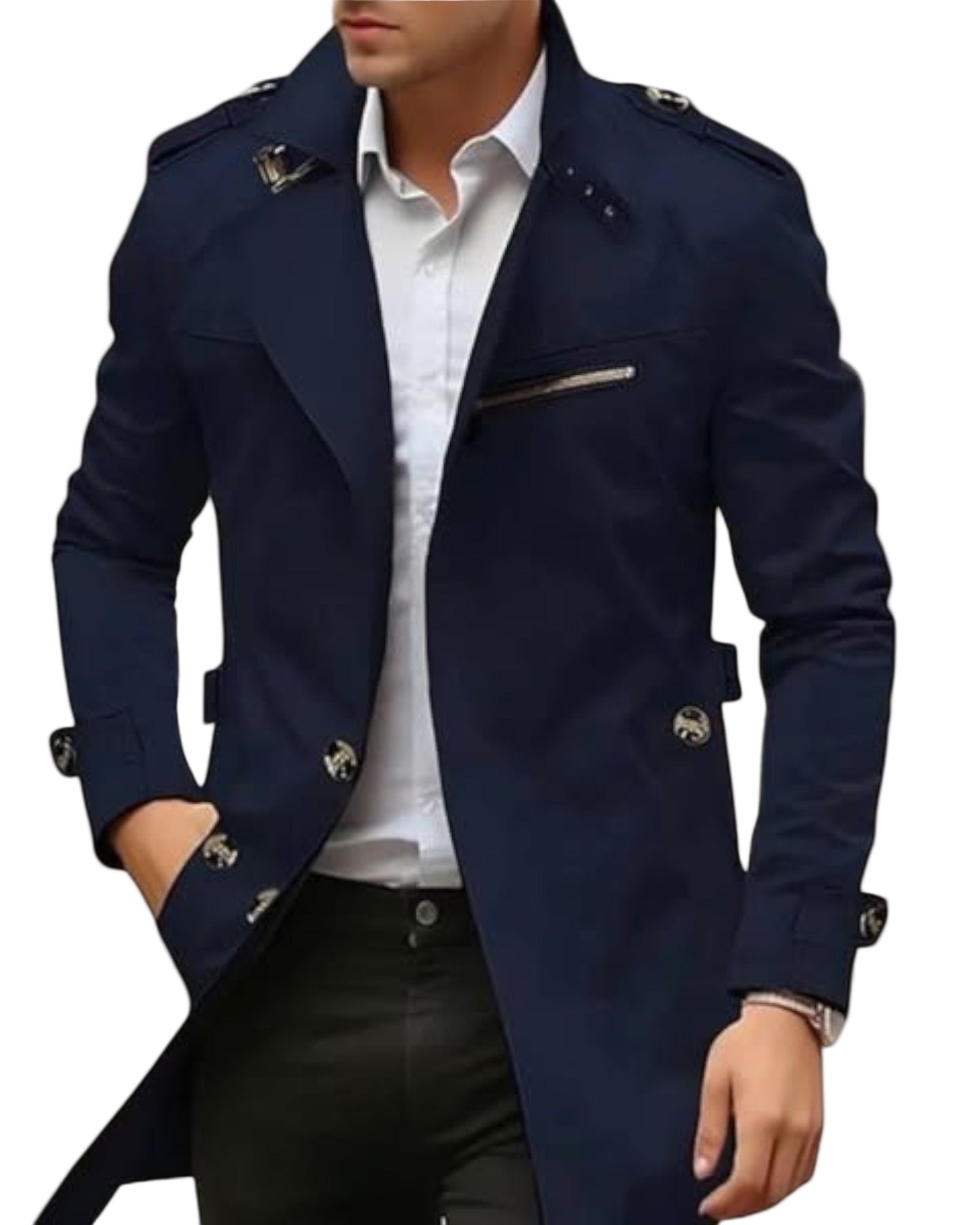 Artisanal Jacket with Unique Details Red | DUUWE