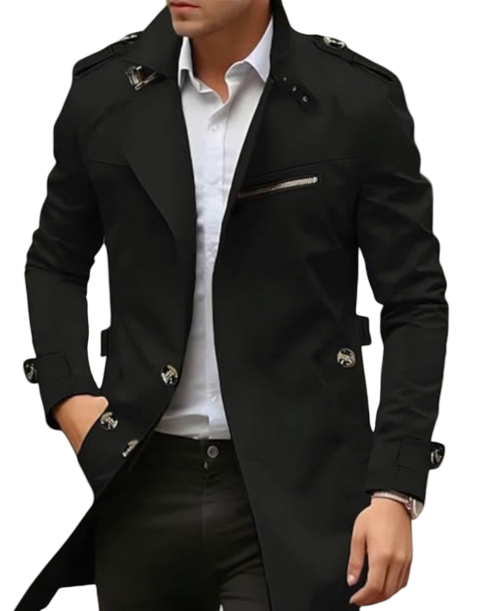 Artisanal Jacket with Unique Details Red | DUUWE