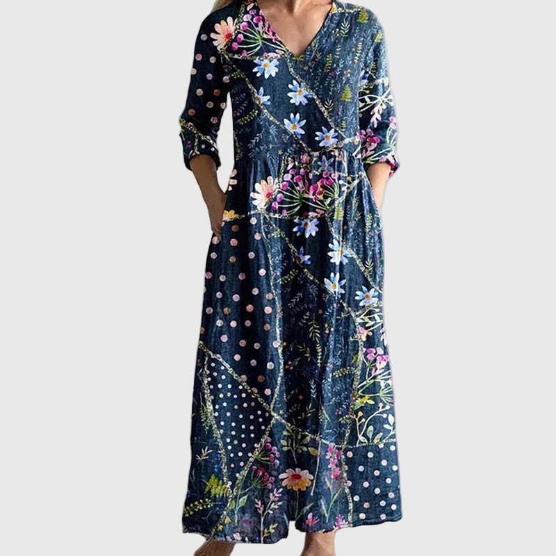 Women's Graceful Flowing Maxi Dress