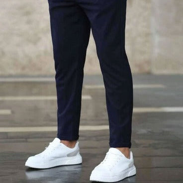 Men's Premium Comfort Trousers - All-Day Comfort, Modern Fit