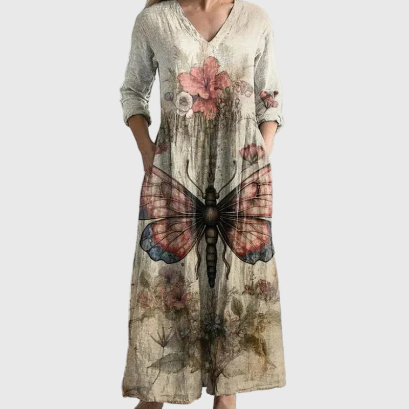 Women's Graceful Flowing Maxi Dress