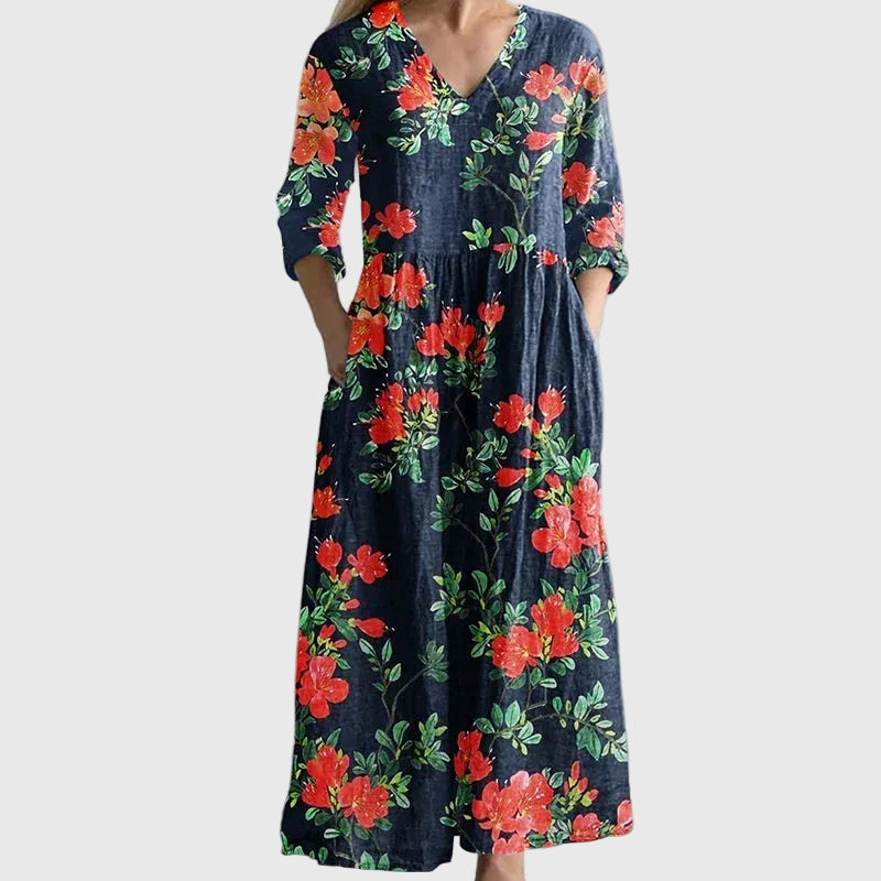 Women's Graceful Flowing Maxi Dress
