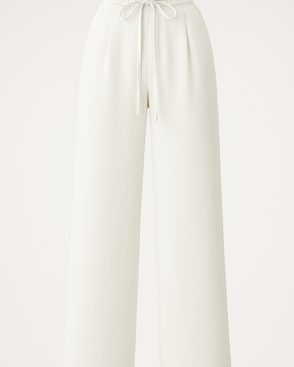 Chic High-Waist Palazzo Pants with Tie Belt – Effortless Elegance and Comfort