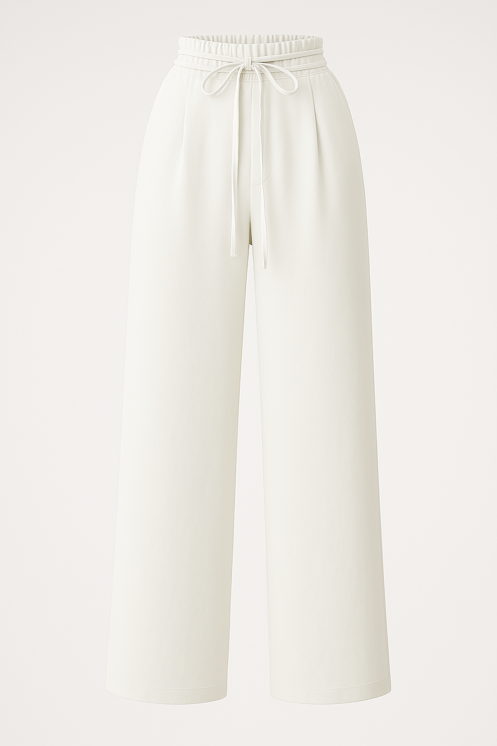 Chic High-Waist Palazzo Pants with Tie Belt – Effortless Elegance and Comfort