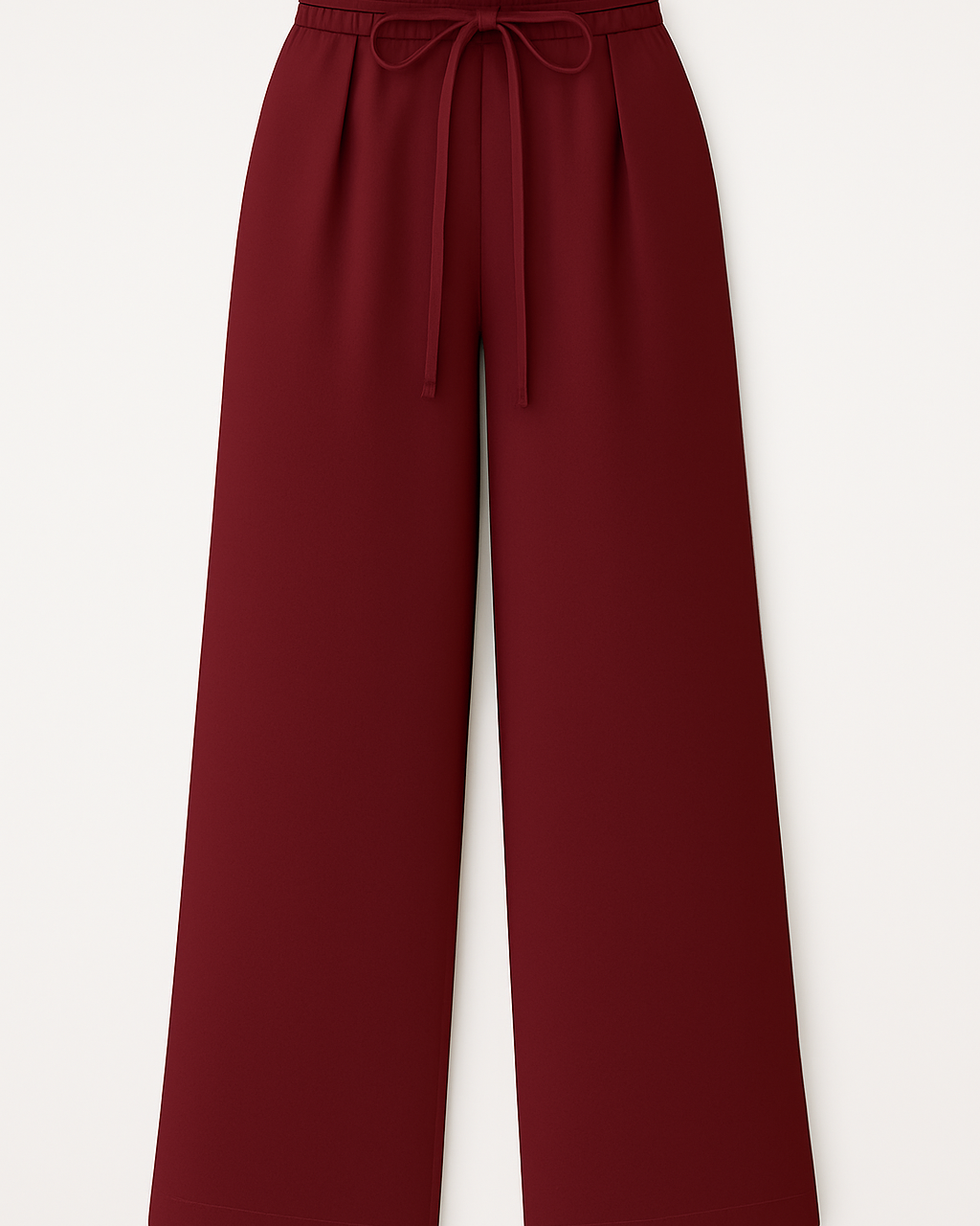 Chic High-Waist Palazzo Pants with Tie Belt – Effortless Elegance and Comfort