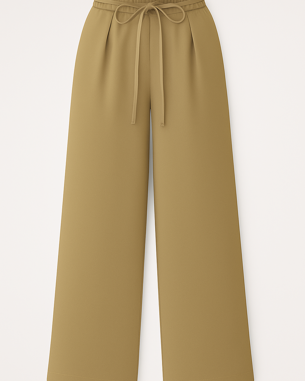 Chic High-Waist Palazzo Pants with Tie Belt – Effortless Elegance and Comfort