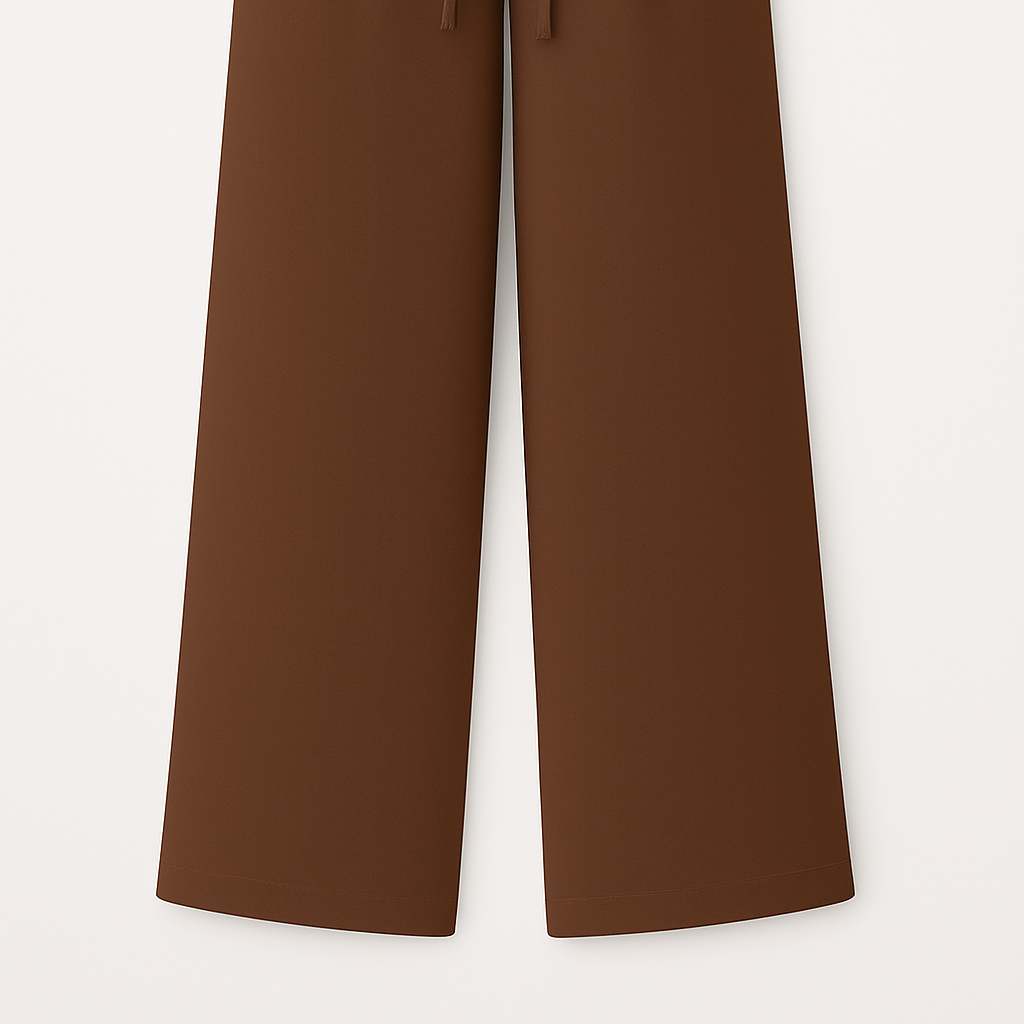 Chic High-Waist Palazzo Pants with Tie Belt – Effortless Elegance and Comfort