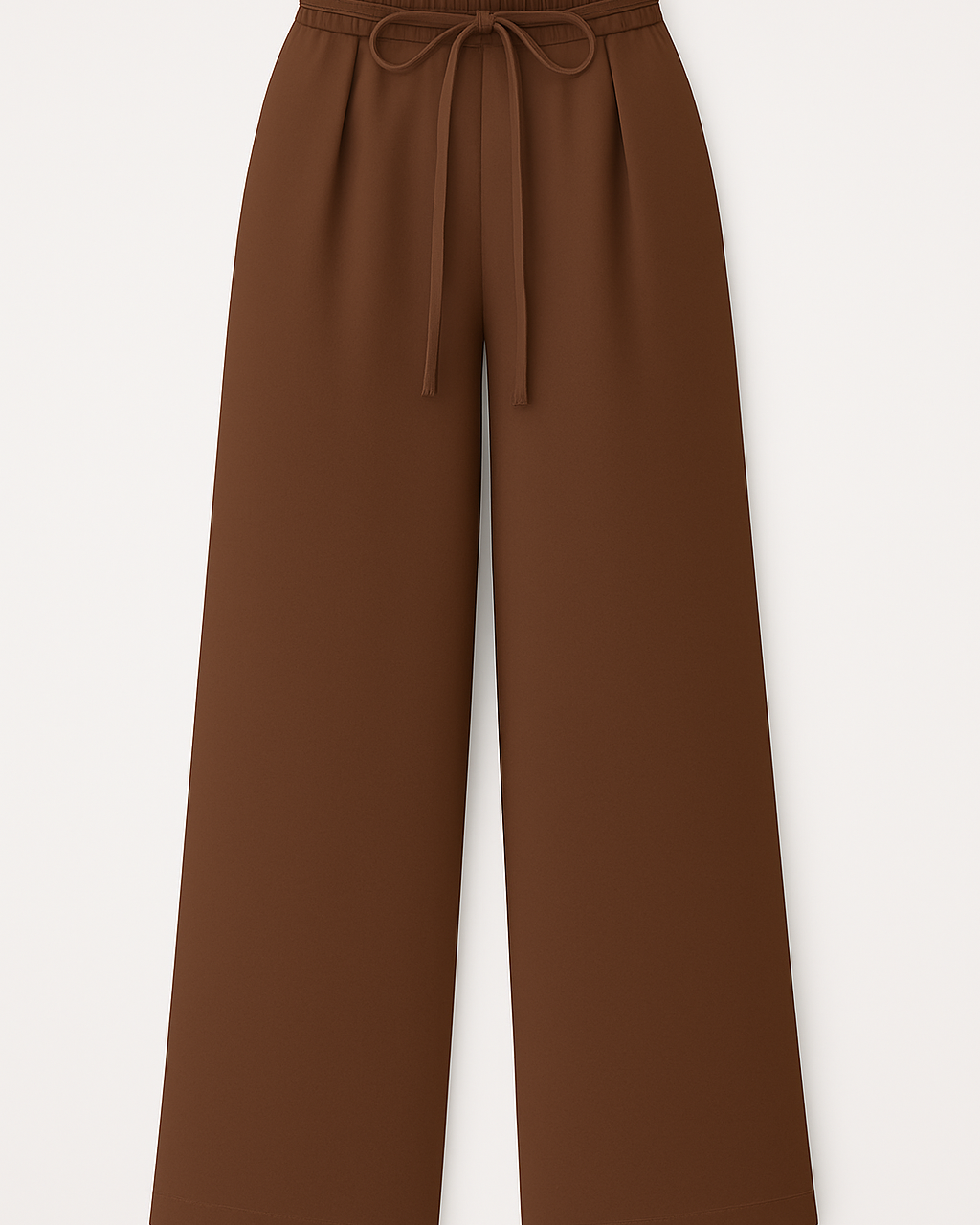 Chic High-Waist Palazzo Pants with Tie Belt – Effortless Elegance and Comfort