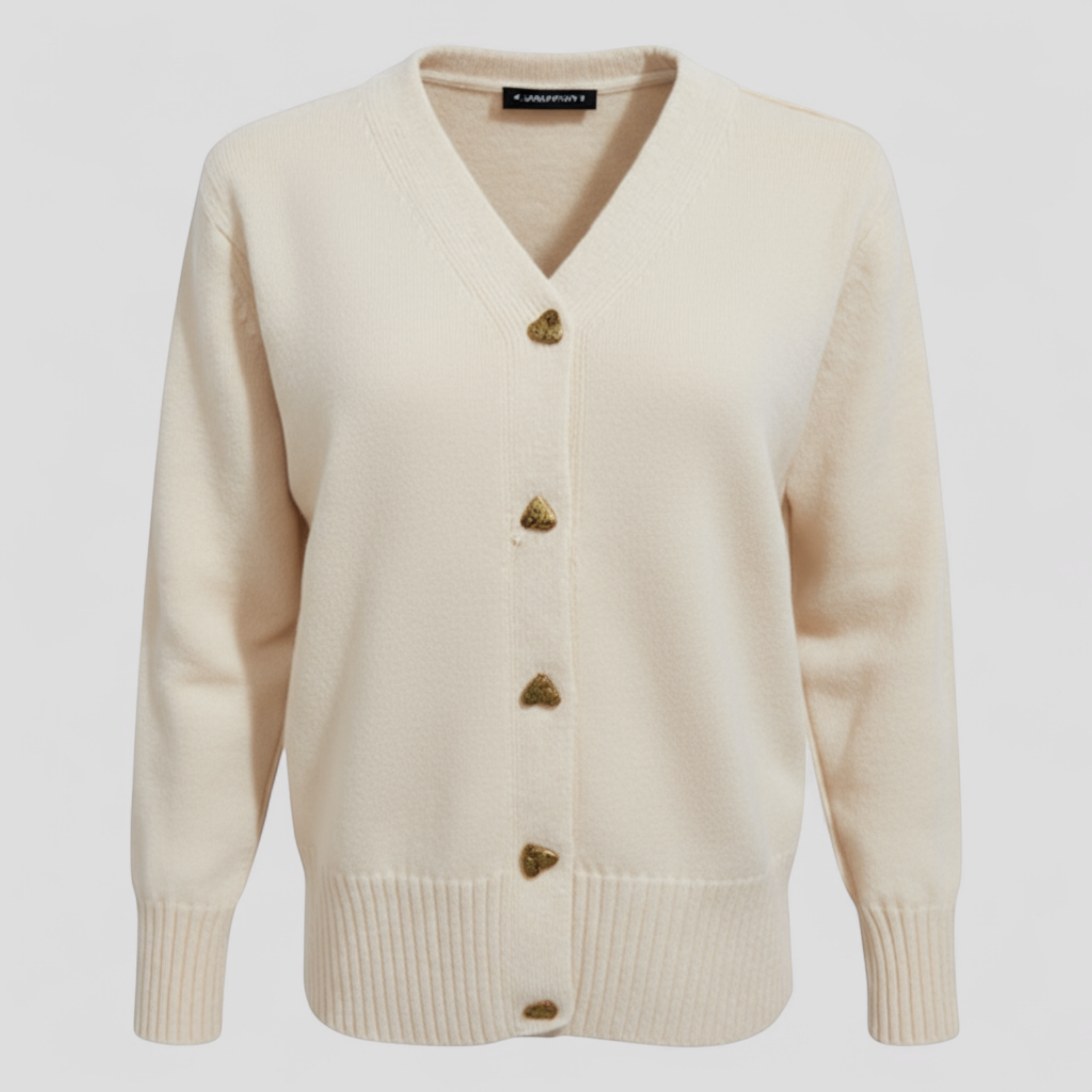 Women's Button-Front Knit Sweater