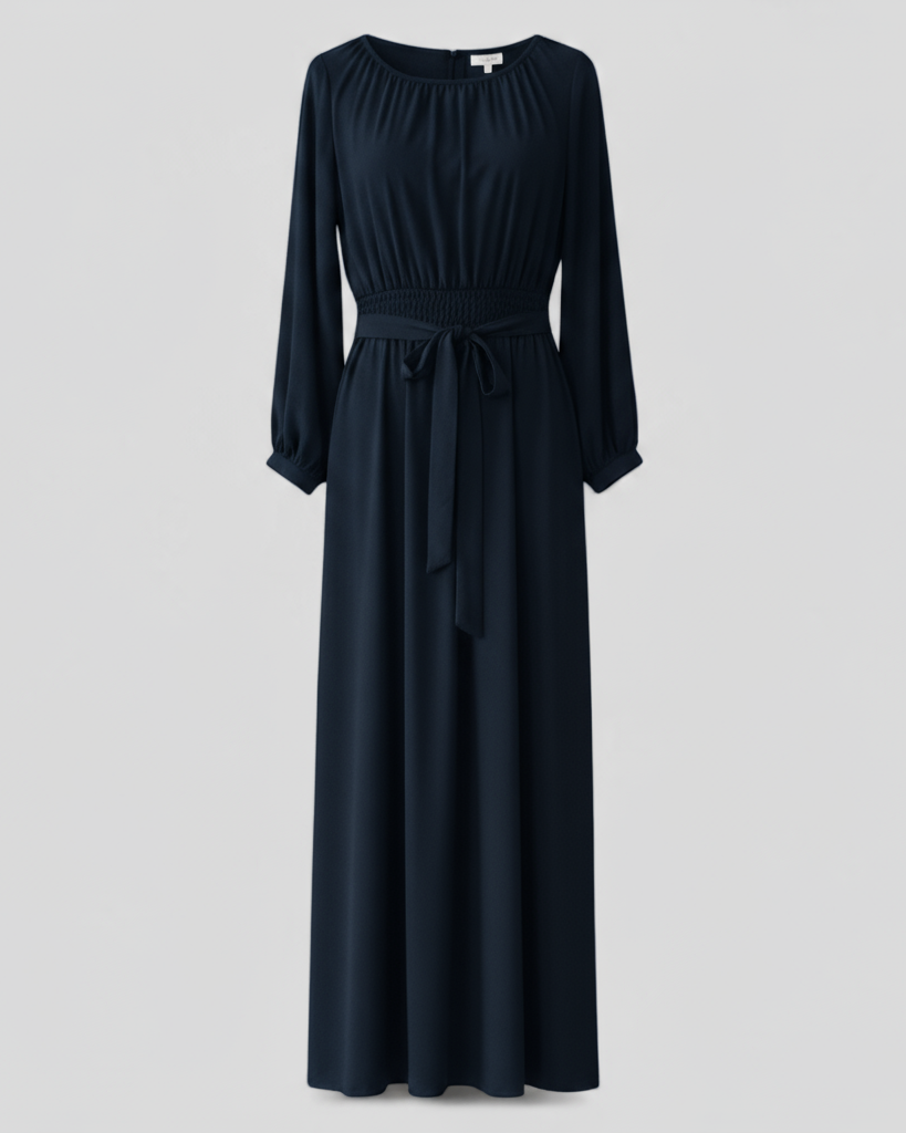Chic Belted Maxi Dress for Effortless Elegance