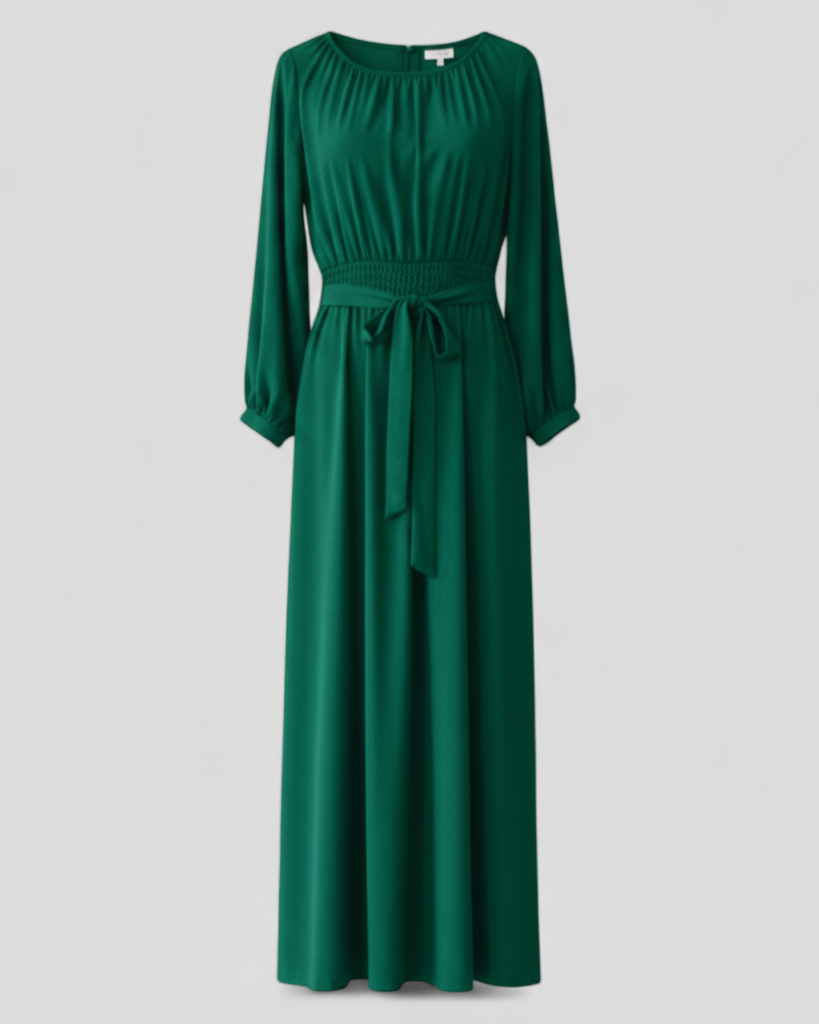 Chic Belted Maxi Dress for Effortless Elegance
