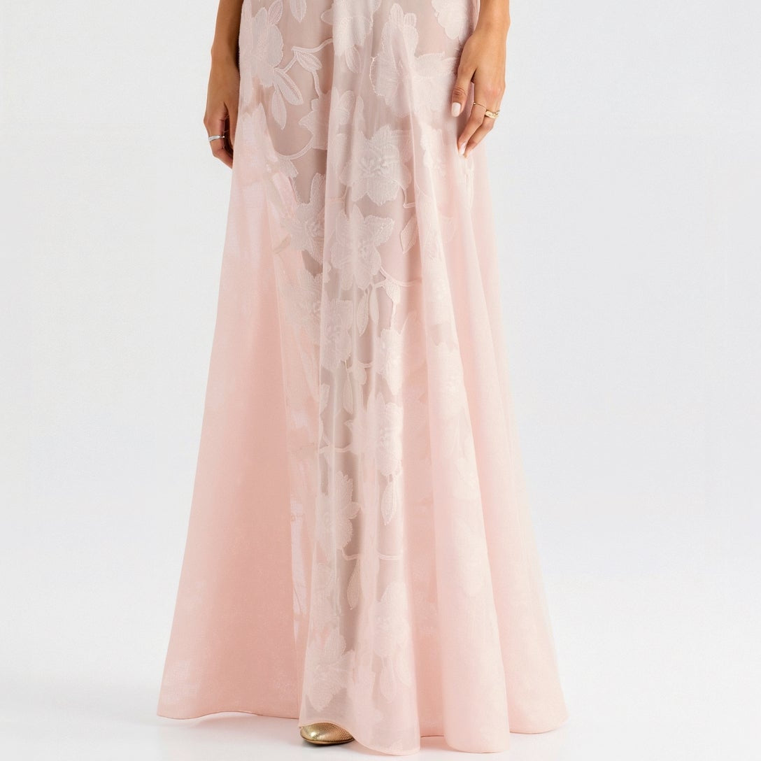 Donna Women's Bustier Maxi Dress – Elegant Wedding Guest Gown