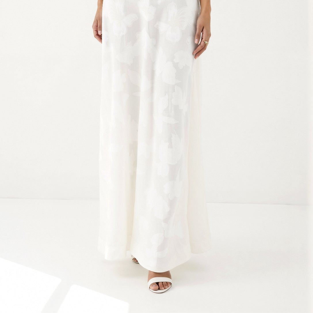 Donna Women's Bustier Maxi Dress – Elegant Wedding Guest Gown