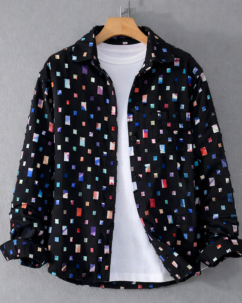 Frayed Fantasia Shirt - Edgy Distressed Style