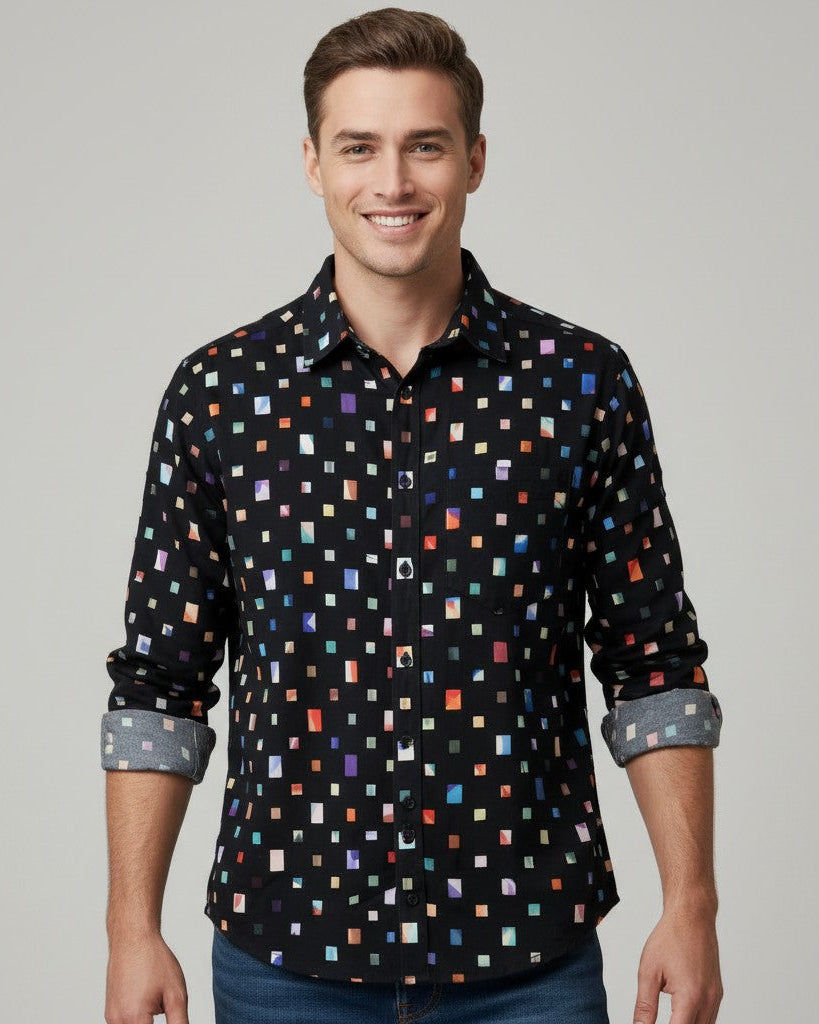 Frayed Fantasia Shirt - Edgy Distressed Style