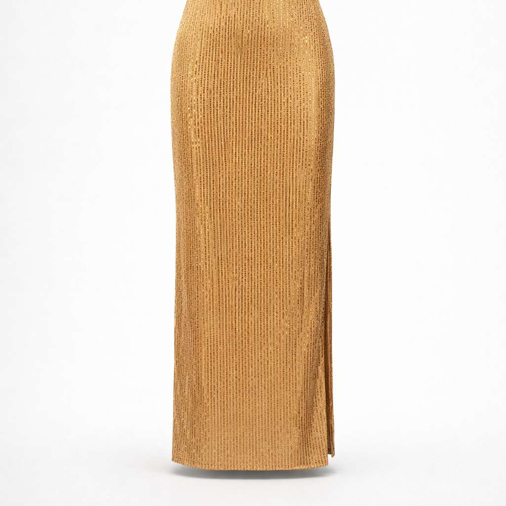 Women's Glamorous High-Slit Evening Dress for a Stunning Night Out