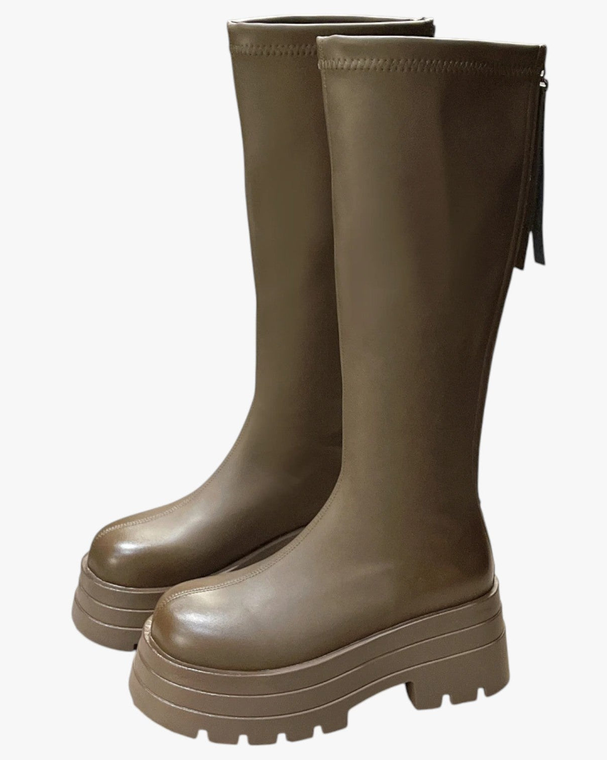 Chic Women's Over-the-Knee Boots with Thick Soles for All-Day Comfort
