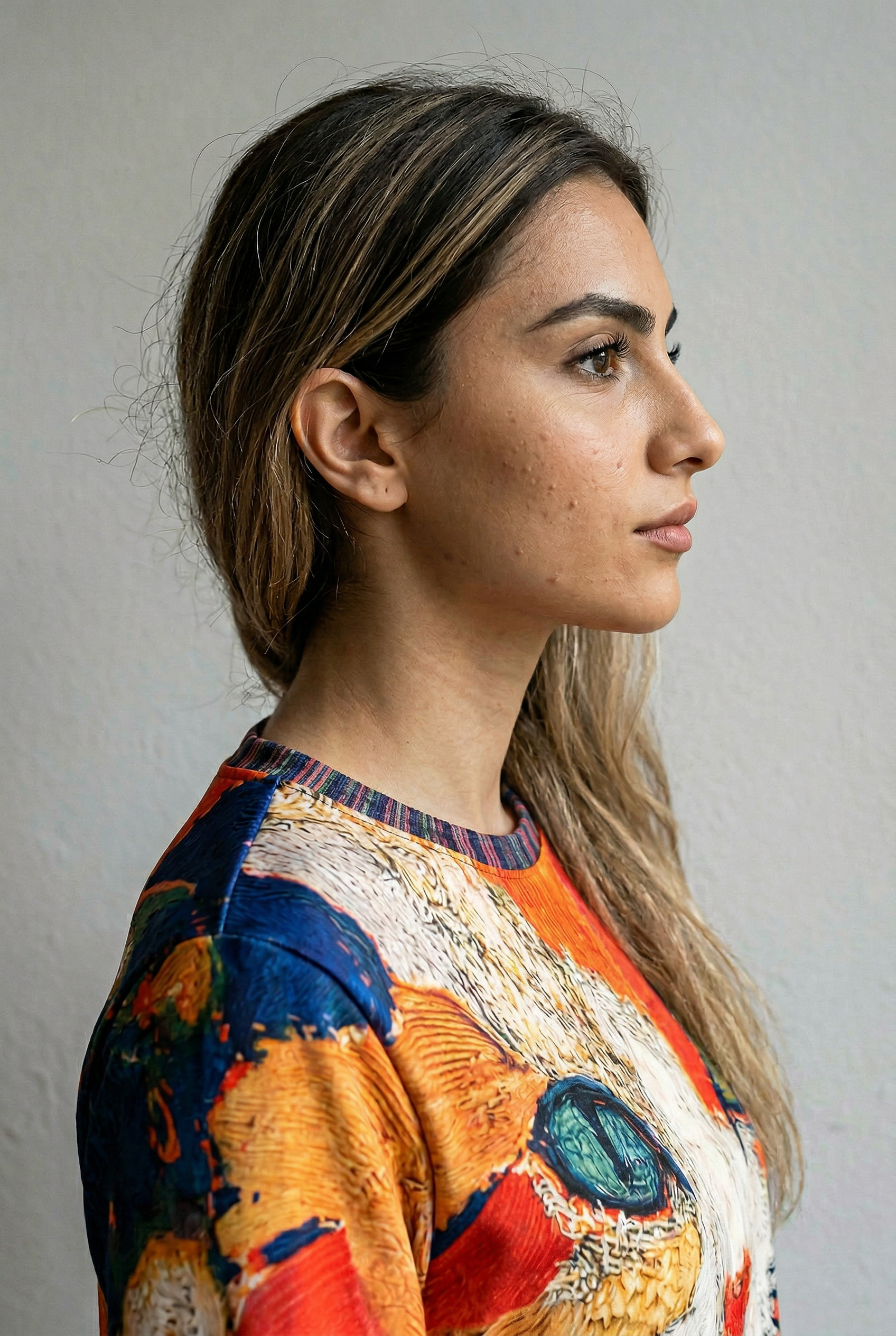 Artistic Cat Patchwork 3D Print Sweater | DUUWE