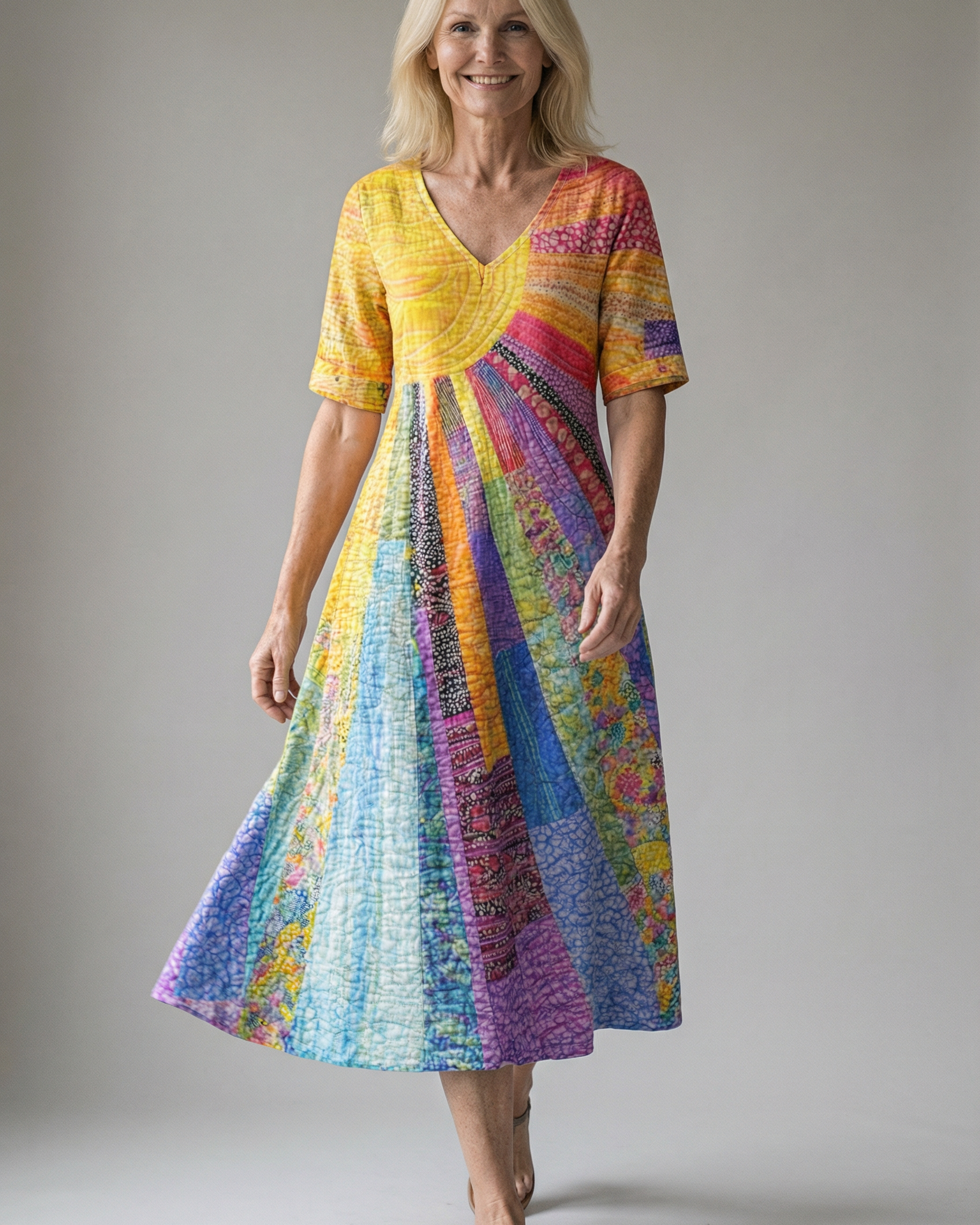 Bohemian Midi Dress - Effortless, Free-Spirited Style Cotton | DUUWE