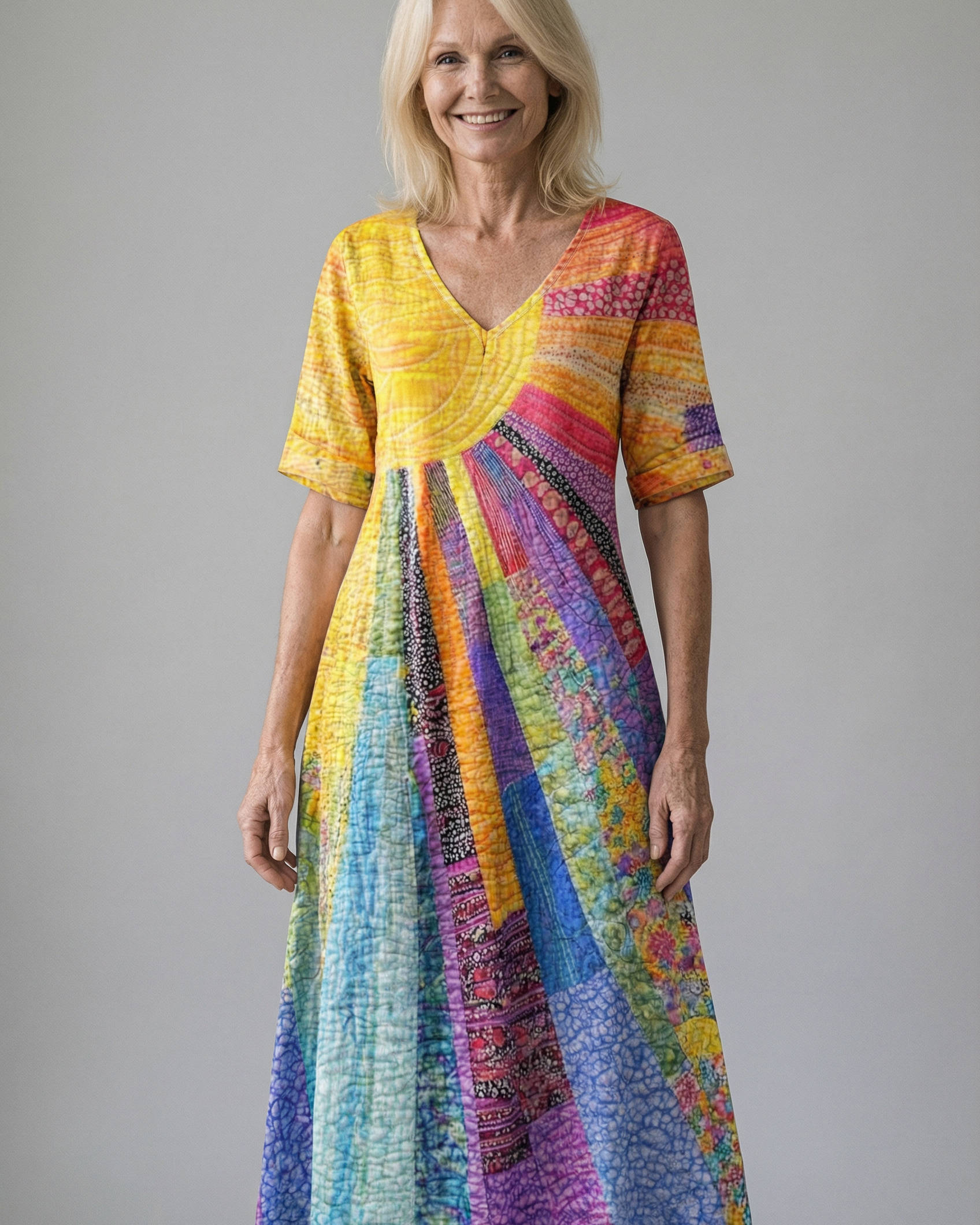 Bohemian Midi Dress - Effortless, Free-Spirited Style Cotton | DUUWE