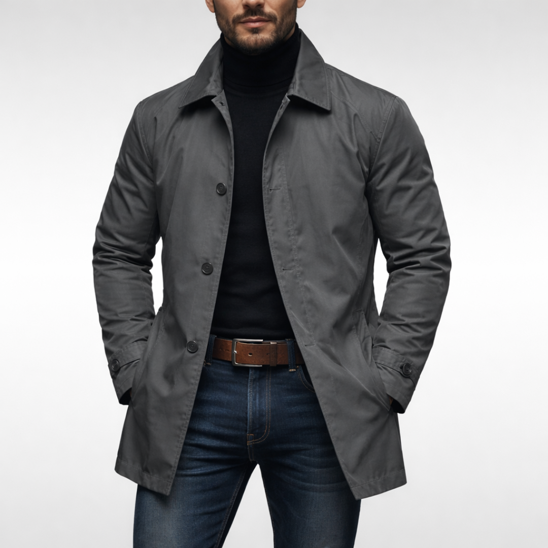 Men's Sophisticated Urban Coat for Modern Style