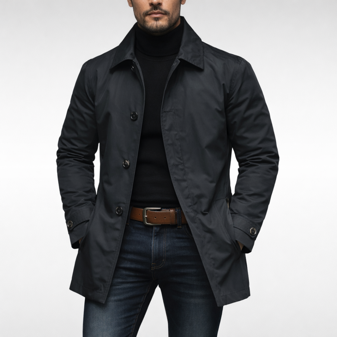 Men's Sophisticated Urban Coat for Modern Style