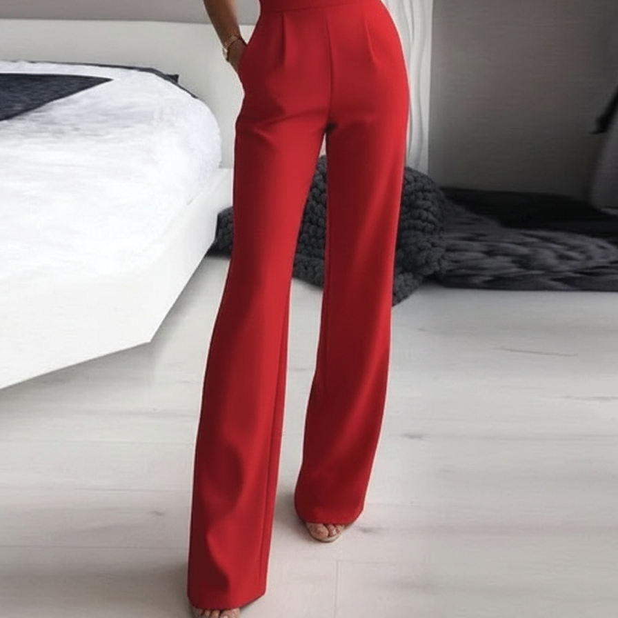 Women's Sleek, Elegant Sleeveless Jumpsuit