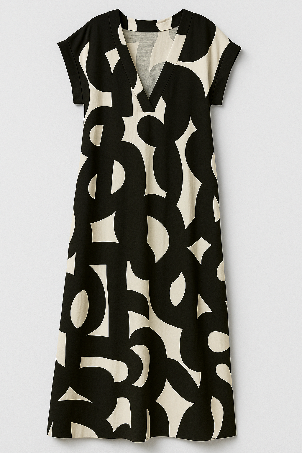 Chic Women's V-Neck Maxi Dress for Effortless Elegance