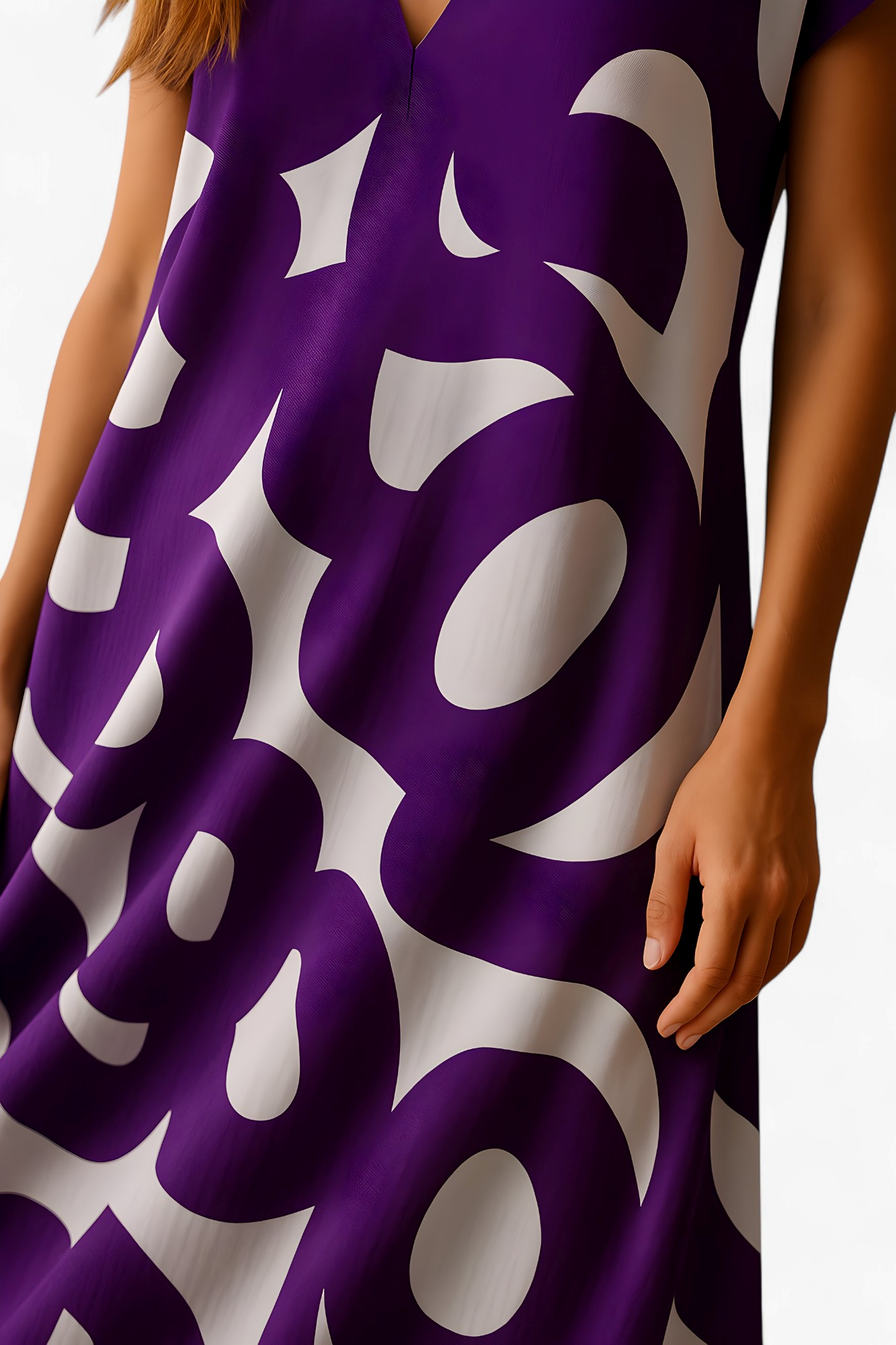 Chic Women's V-Neck Maxi Dress for Effortless Elegance