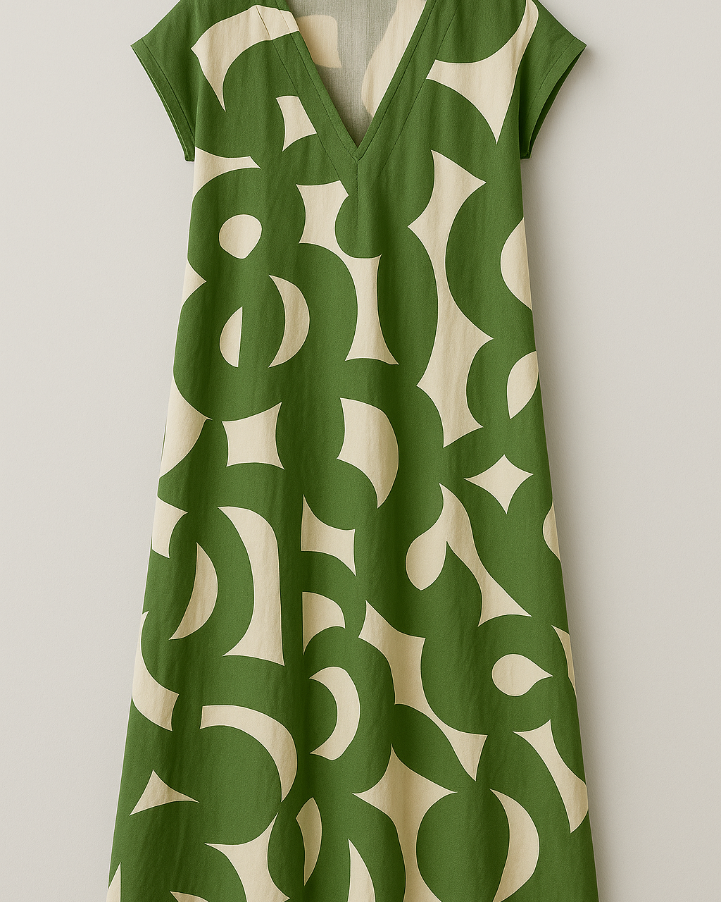 Chic Women's V-Neck Maxi Dress for Effortless Elegance