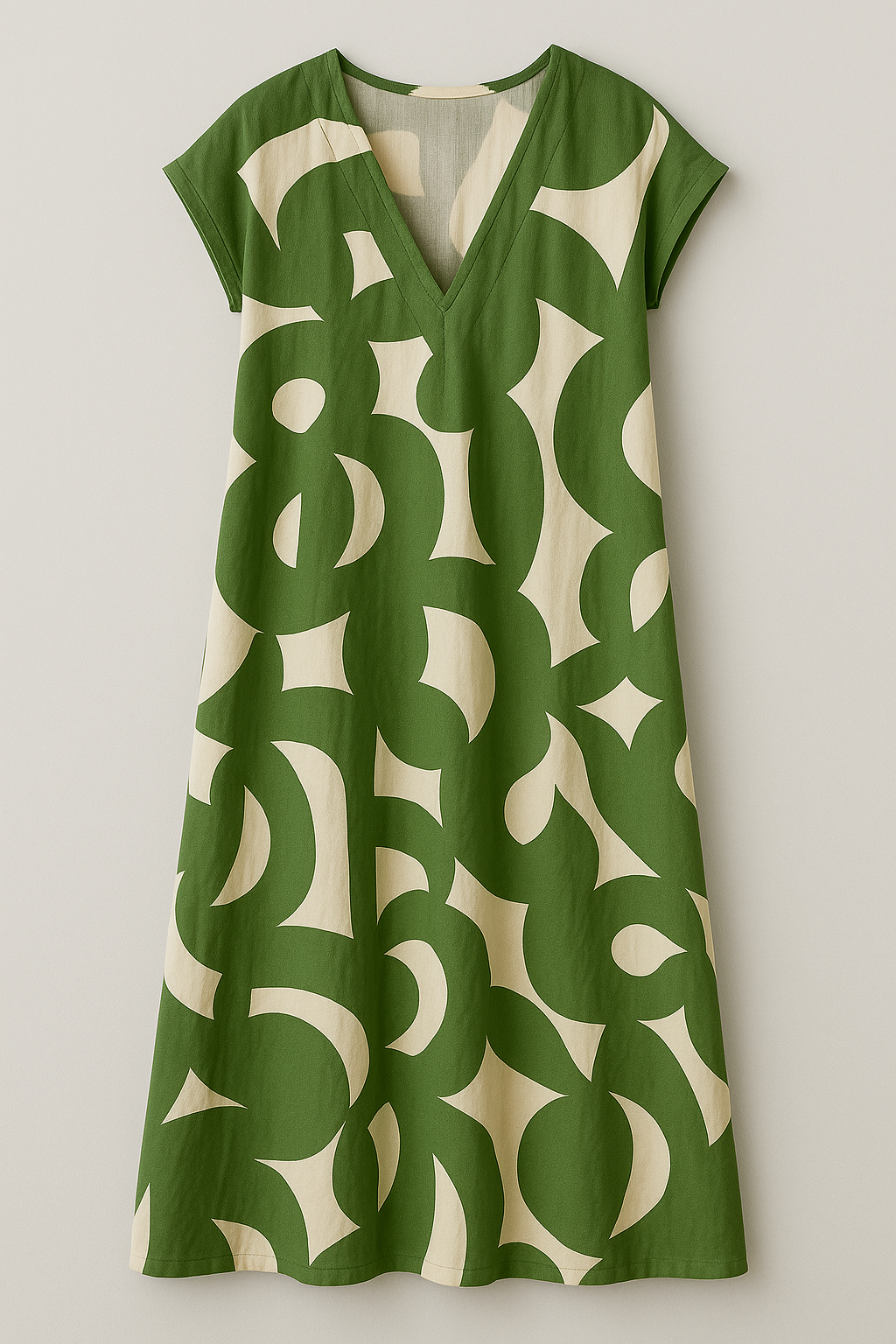 Chic Women's V-Neck Maxi Dress for Effortless Elegance