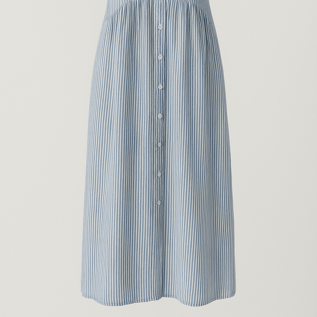 Sophisticated Midi Dress with Convenient Side Pockets