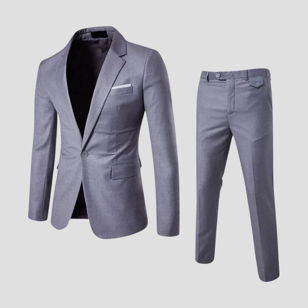 Men's Suits : Men's Lightweight Slim Fit Two-Piece Suit for Weddings and Formal Events in van Concept Palermo