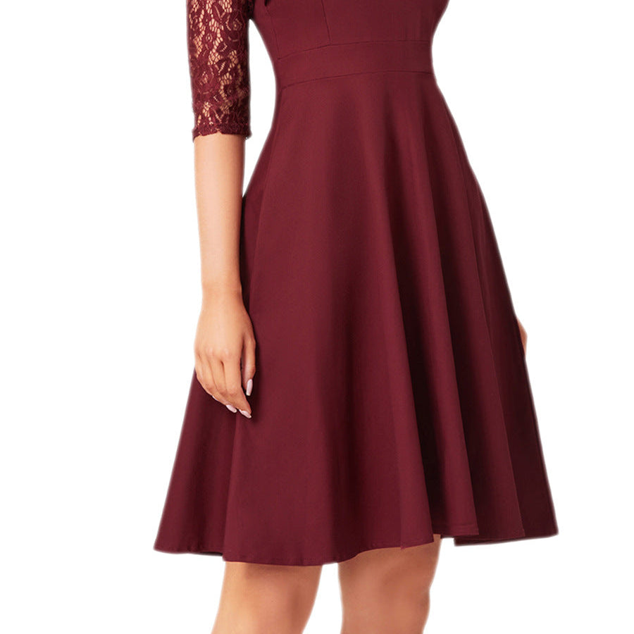 Women's Aurélia – Exquisite Lace Dress for Effortless Elegance