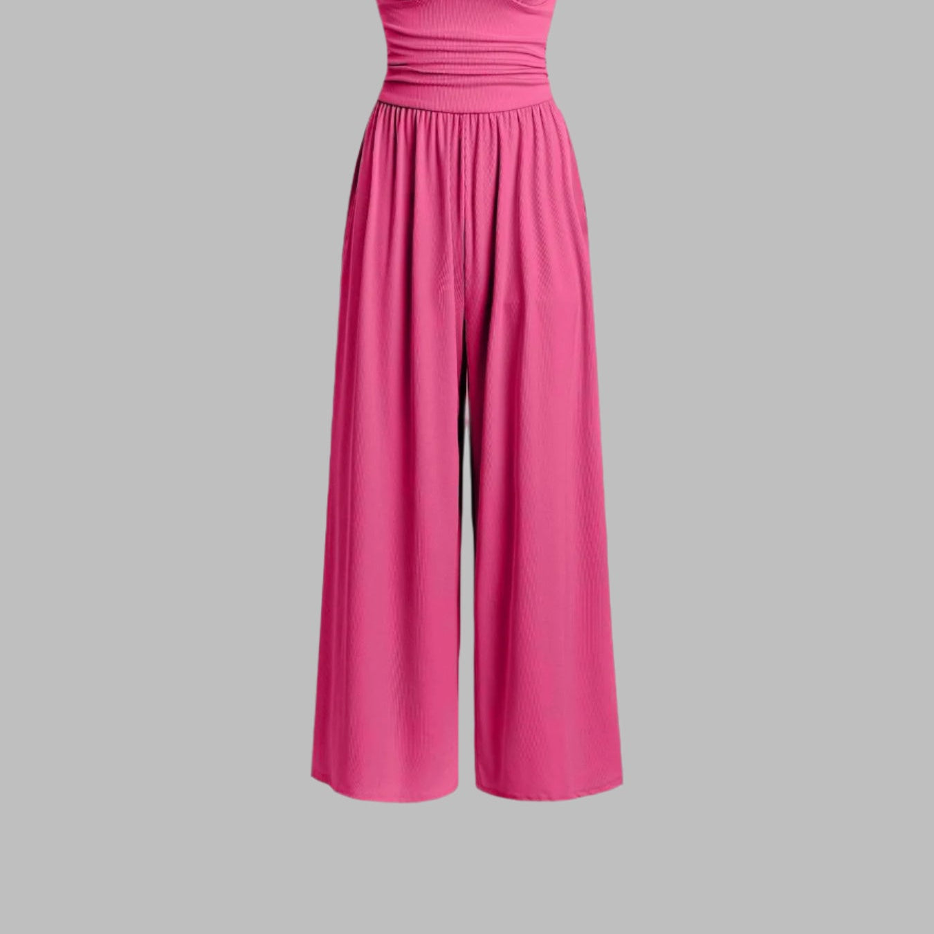 Charity – Elegant Sleeveless Wide-Leg Jumpsuit