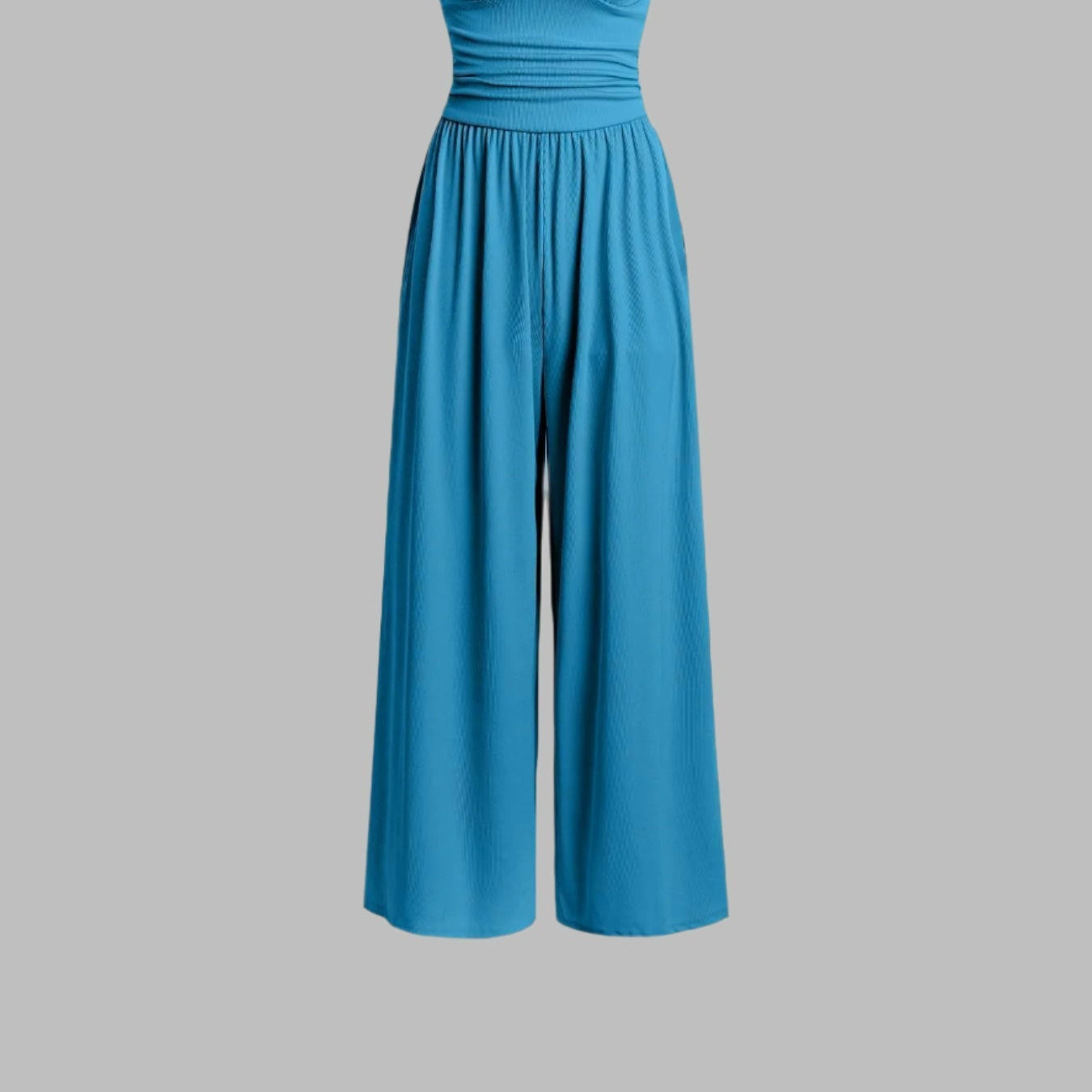 Charity – Elegant Sleeveless Wide-Leg Jumpsuit