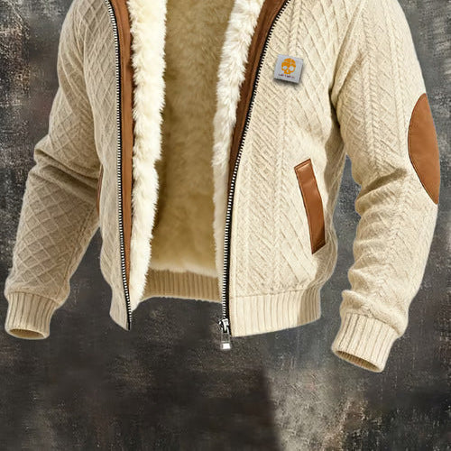 Men's Elegant jacket with a stylish, refined collar